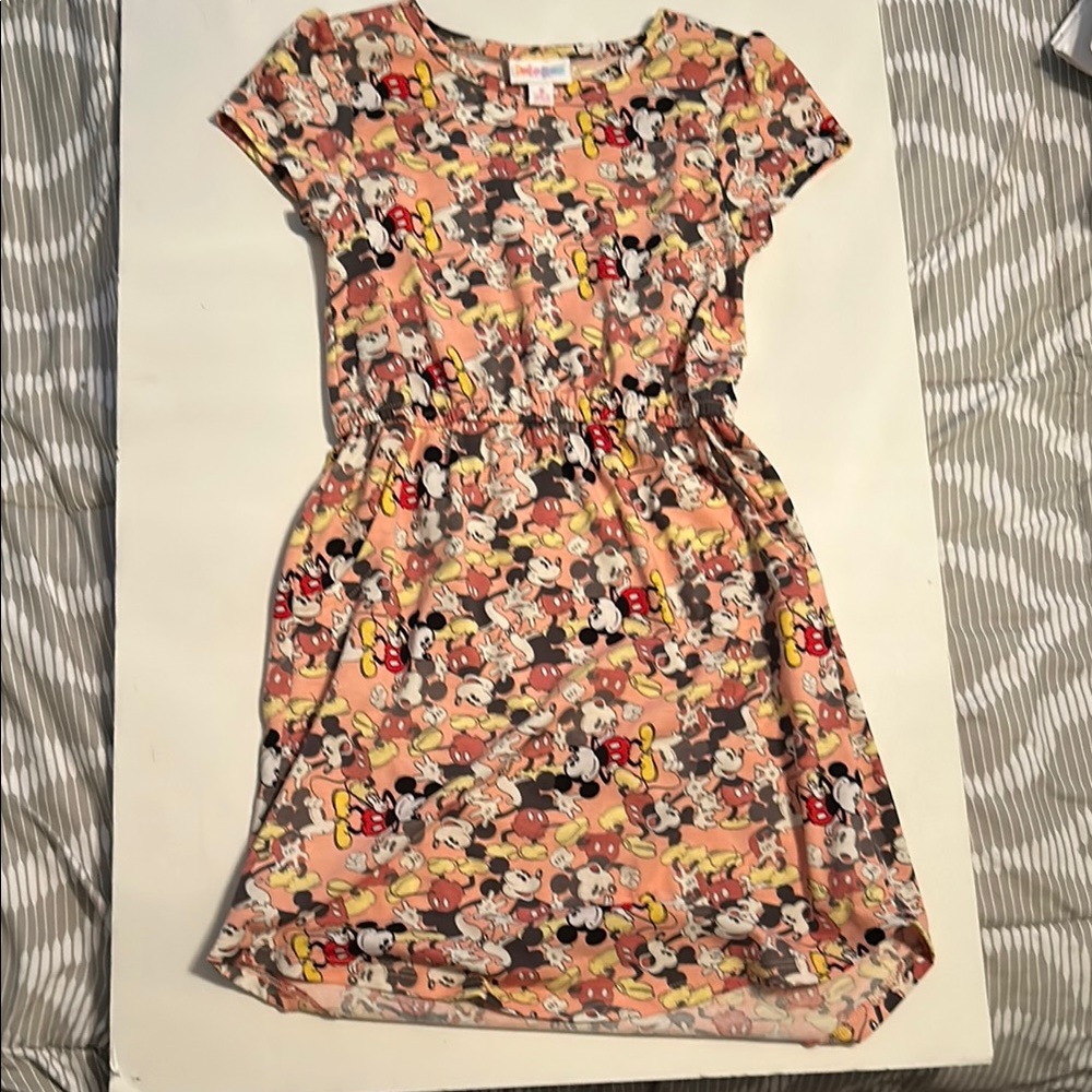 Disney Orange and Black Mini Sundress